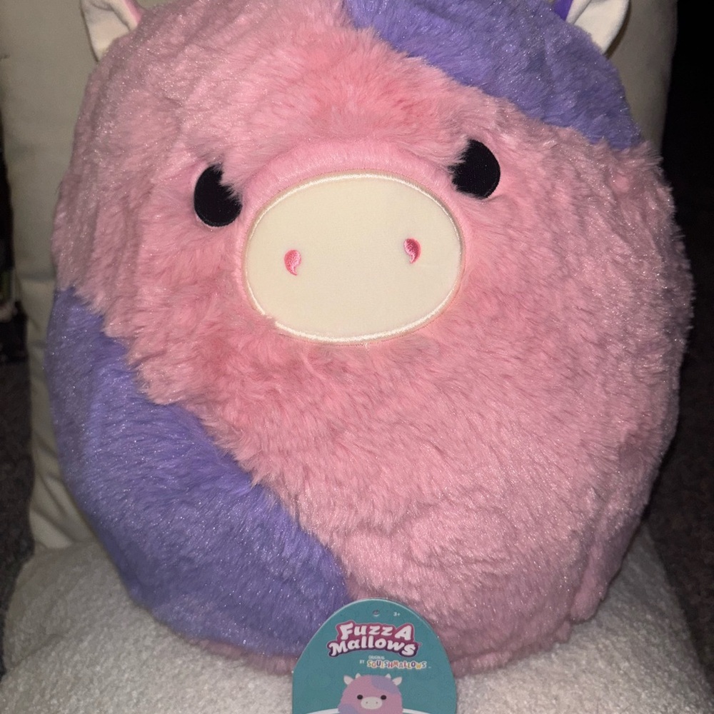 Patty The Pink and Purple Fuzz-A-Mallows Plush Toy